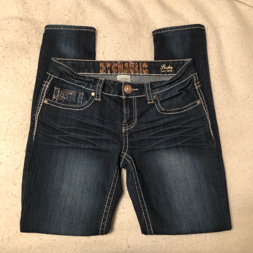 Hydraulic Jeans Bailey Super Skinny Short